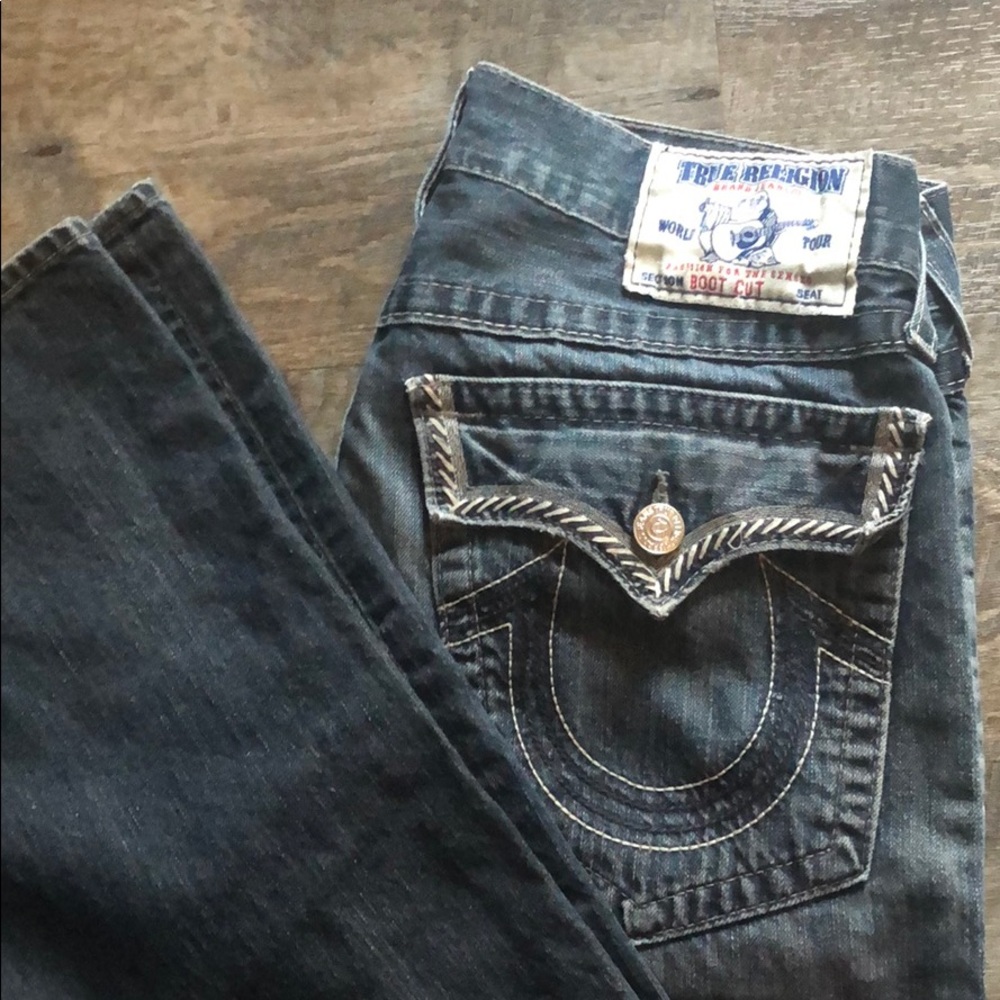 True religion men bootcut jeans